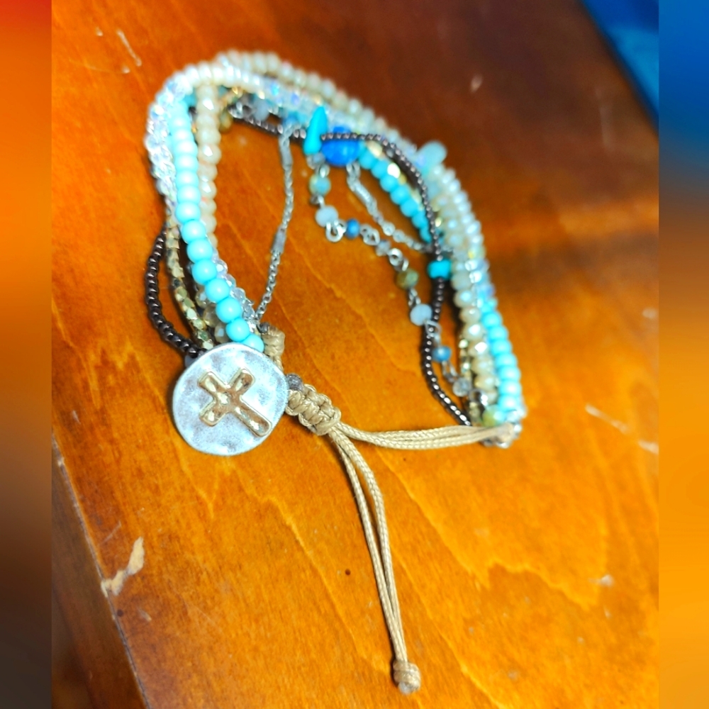 Turquoise Your Journey Prayer Bracelet